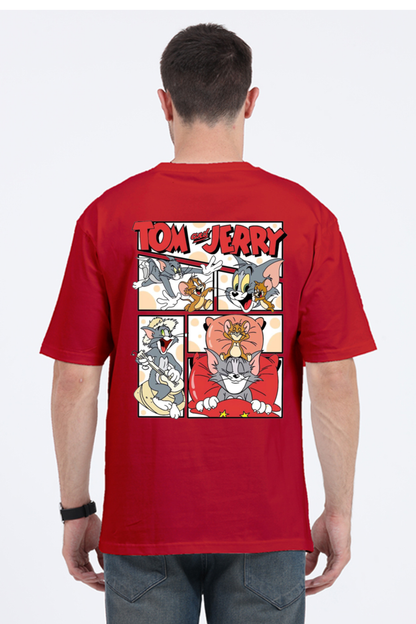 "Tom and Jerry" Oversized Men's Tshirt