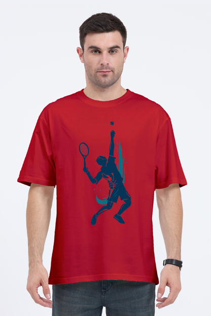 "Tennis" Men's Oversized T-shirt