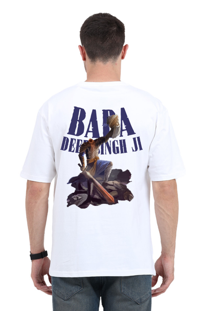 "Baba Deep Singh Ji" Oversized T-shirt