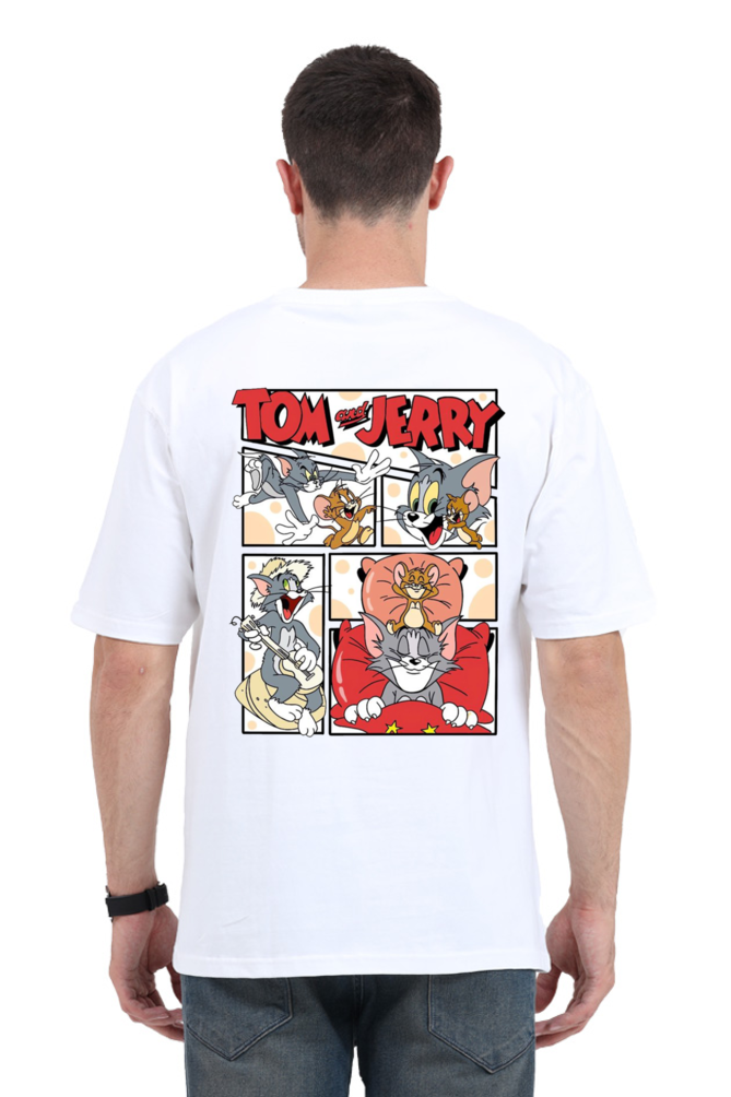 "Tom and Jerry" Oversized Men's Tshirt