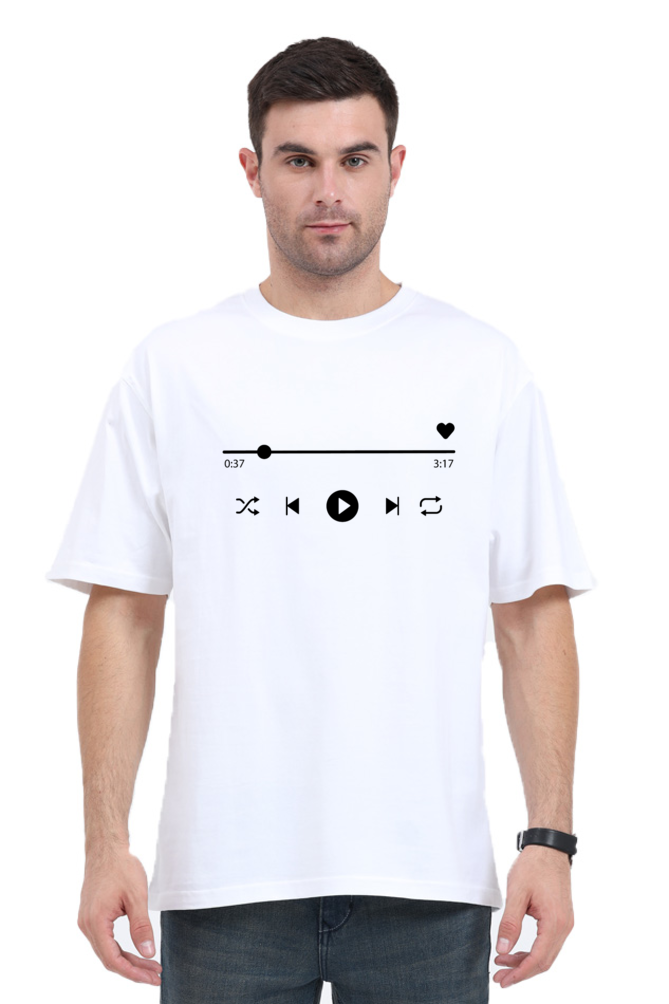 Music Player Oversized T-shirt