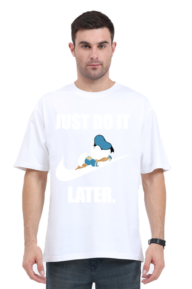 "Just Do It Later - Donald Duck" Oversized T-shirt