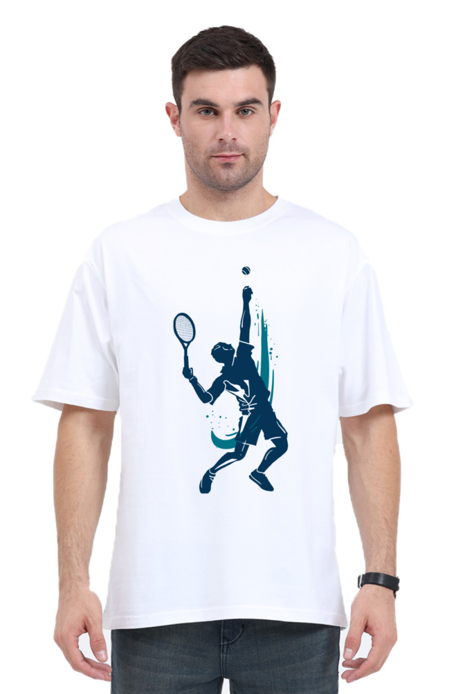 "Tennis" Men's Oversized T-shirt