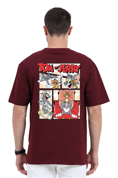 "Tom and Jerry" Oversized Men's Tshirt