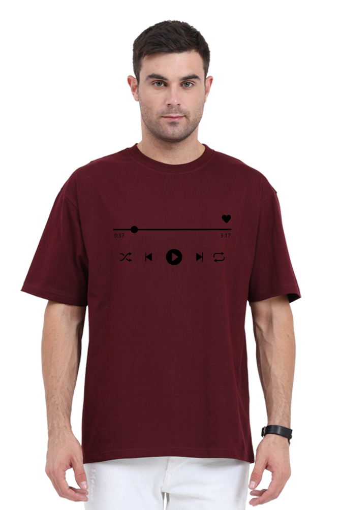 Music Player Oversized T-shirt