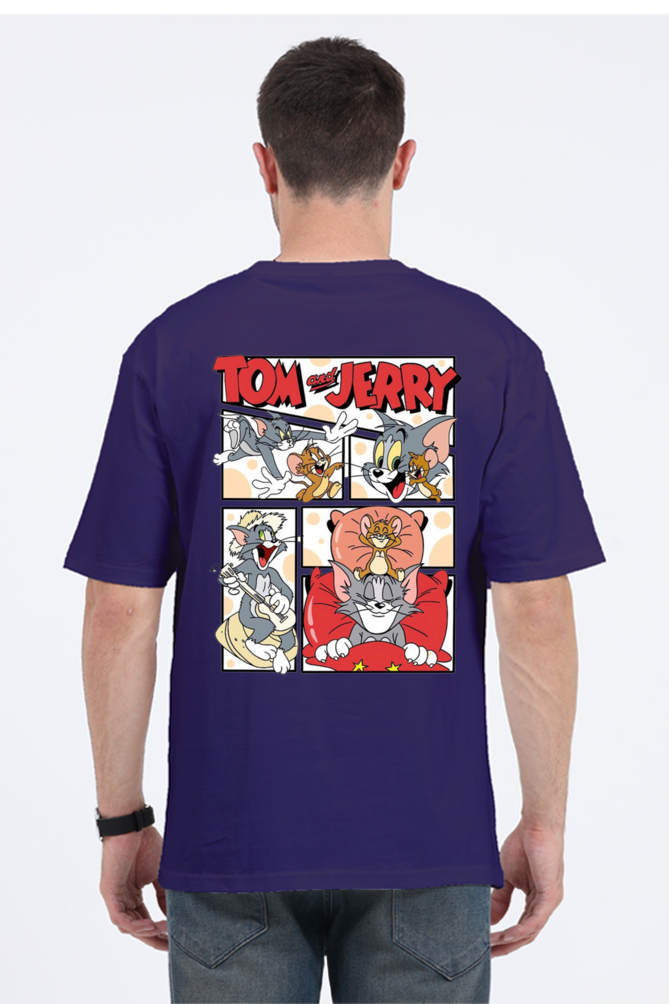 "Tom and Jerry" Oversized Men's Tshirt