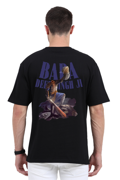 "Baba Deep Singh Ji" Oversized T-shirt