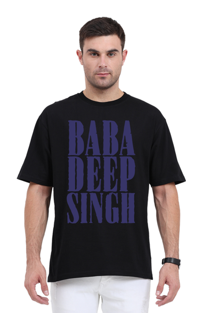 "Baba Deep Singh Ji" Oversized T-shirt