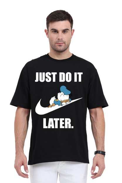 "Just Do It Later - Donald Duck" Oversized T-shirt