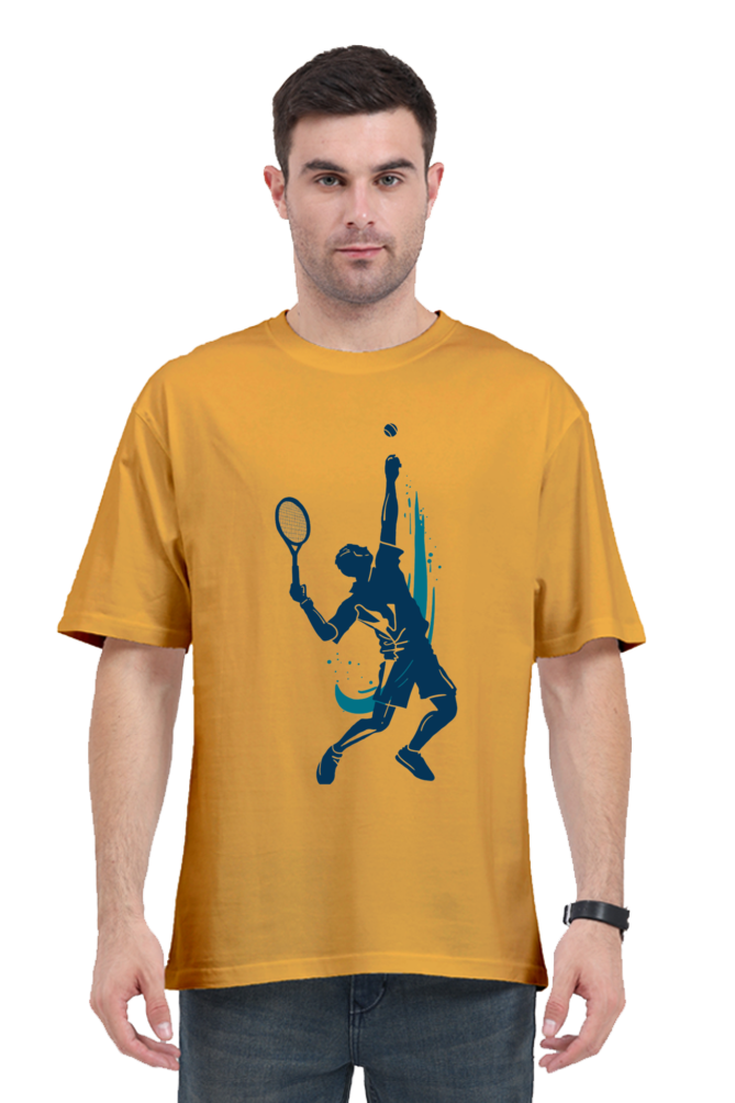 "Tennis" Men's Oversized T-shirt