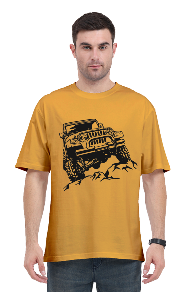 "Jeep" Men's Oversized T shirt