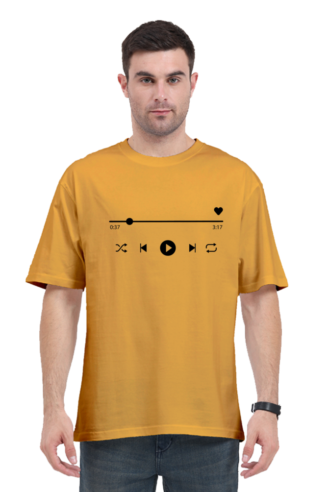 Music Player Oversized T-shirt