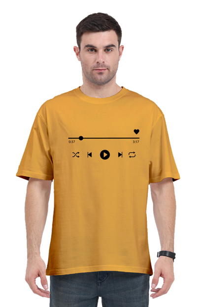 Music Player Oversized T-shirt