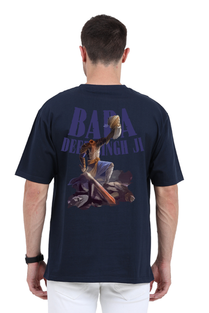 "Baba Deep Singh Ji" Oversized T-shirt