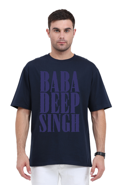 "Baba Deep Singh Ji" Oversized T-shirt