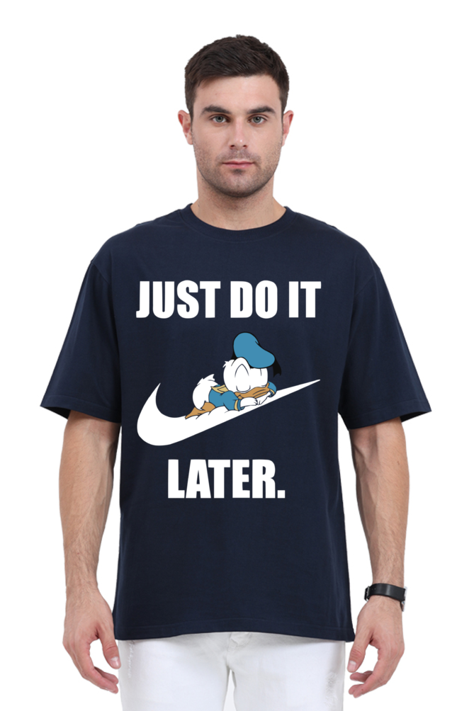 "Just Do It Later - Donald Duck" Oversized T-shirt