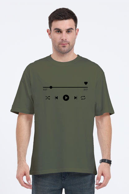 Music Player Oversized T-shirt