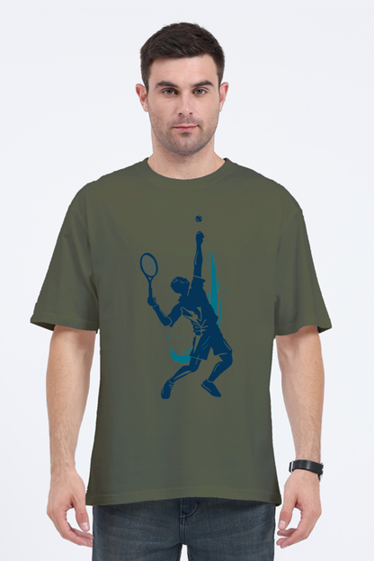 "Tennis" Men's Oversized T-shirt