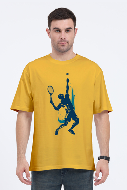 "Tennis" Men's Oversized T-shirt