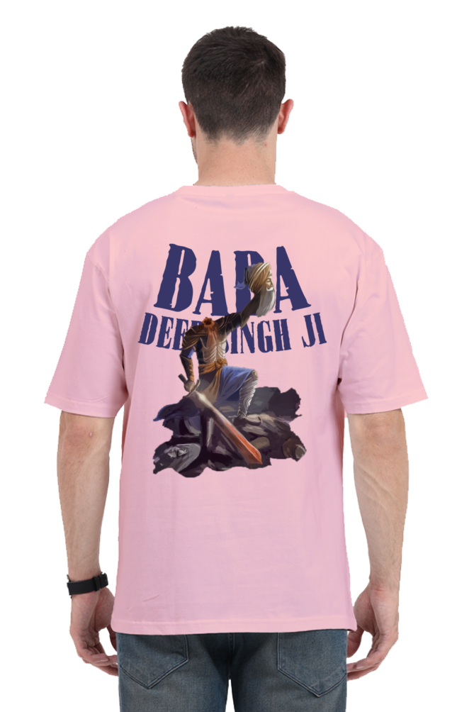 "Baba Deep Singh Ji" Oversized T-shirt