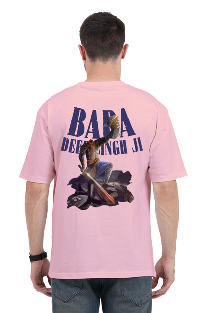 "Baba Deep Singh Ji" Oversized T-shirt