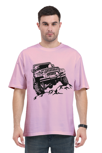 "Jeep" Men's Oversized T shirt