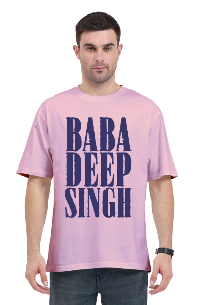 "Baba Deep Singh Ji" Oversized T-shirt