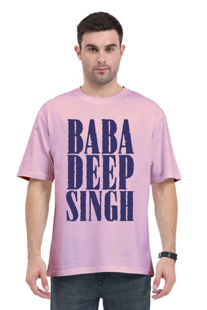 "Baba Deep Singh Ji" Oversized T-shirt