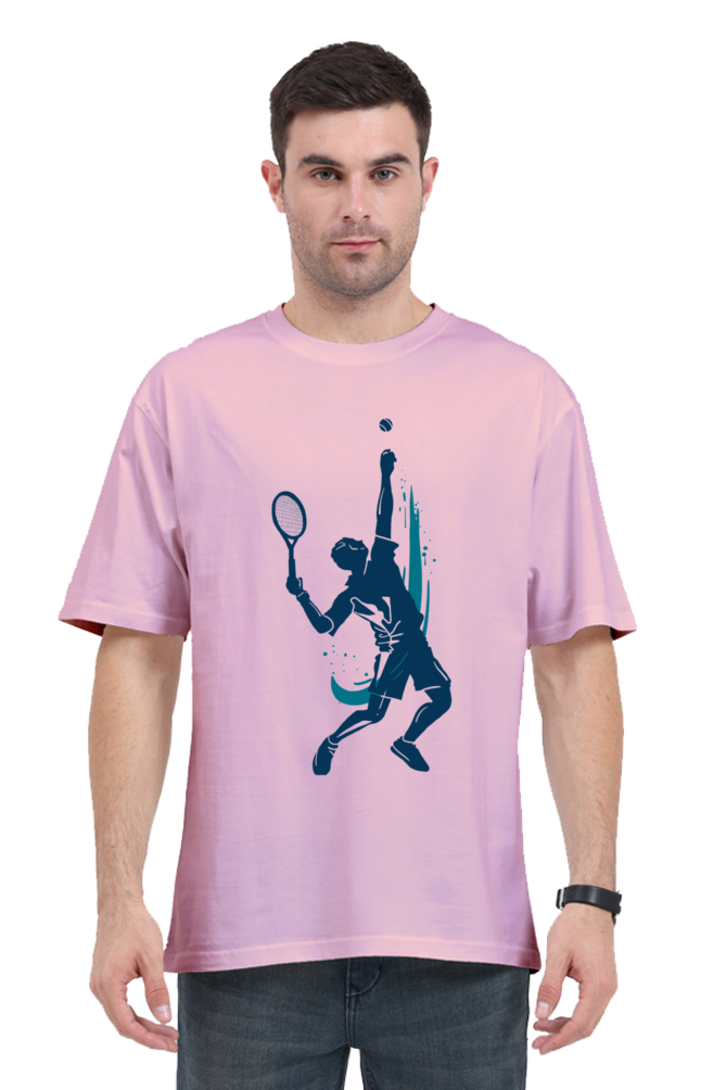 "Tennis" Men's Oversized T-shirt