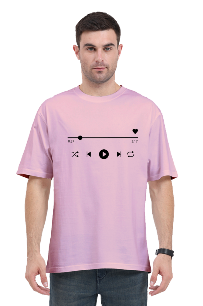 Music Player Oversized T-shirt