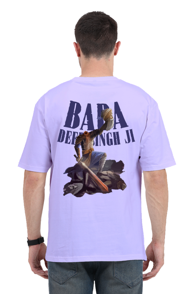 "Baba Deep Singh Ji" Oversized T-shirt