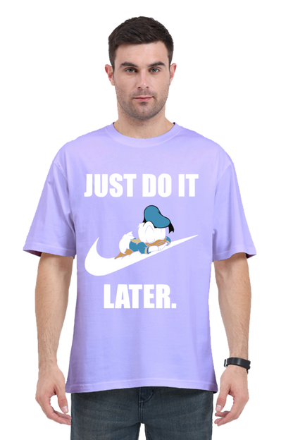 "Just Do It Later - Donald Duck" Oversized T-shirt