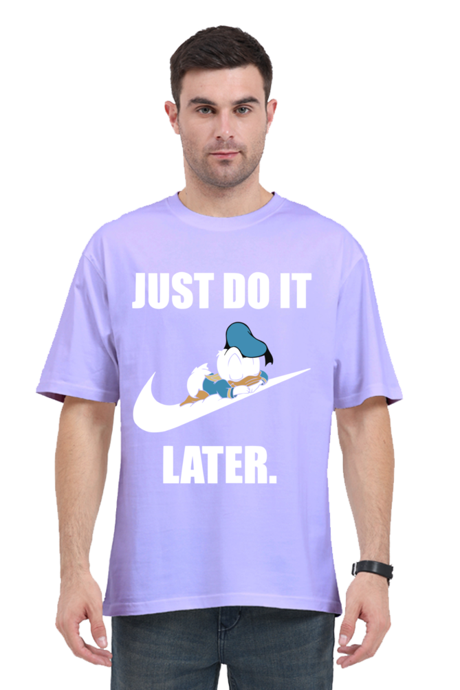 "Just Do It Later - Donald Duck" Oversized T-shirt