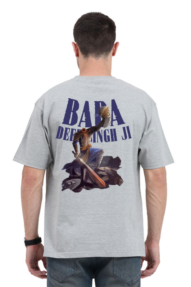 "Baba Deep Singh Ji" Oversized T-shirt