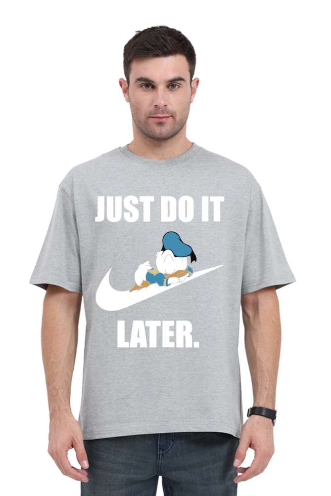 "Just Do It Later - Donald Duck" Oversized T-shirt