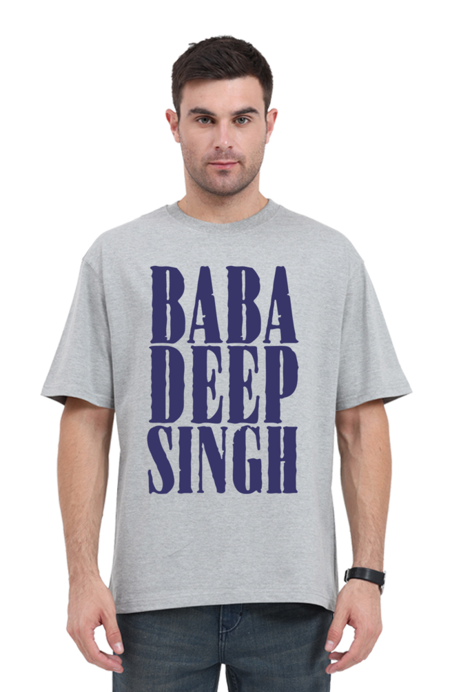 "Baba Deep Singh Ji" Oversized T-shirt