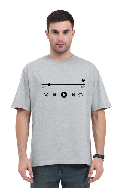 Music Player Oversized T-shirt