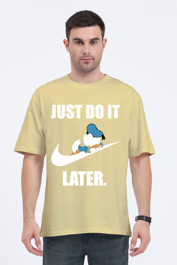 "Just Do It Later - Donald Duck" Oversized T-shirt