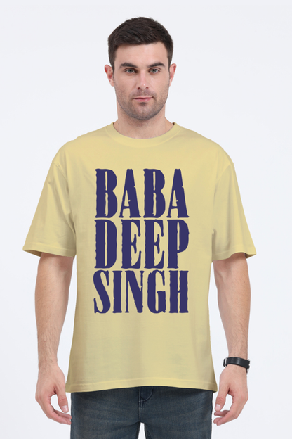 "Baba Deep Singh Ji" Oversized T-shirt