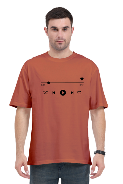 Music Player Oversized T-shirt