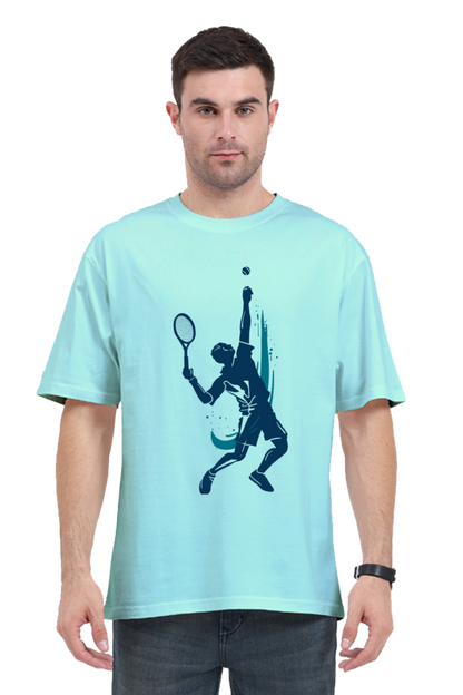 "Tennis" Men's Oversized T-shirt