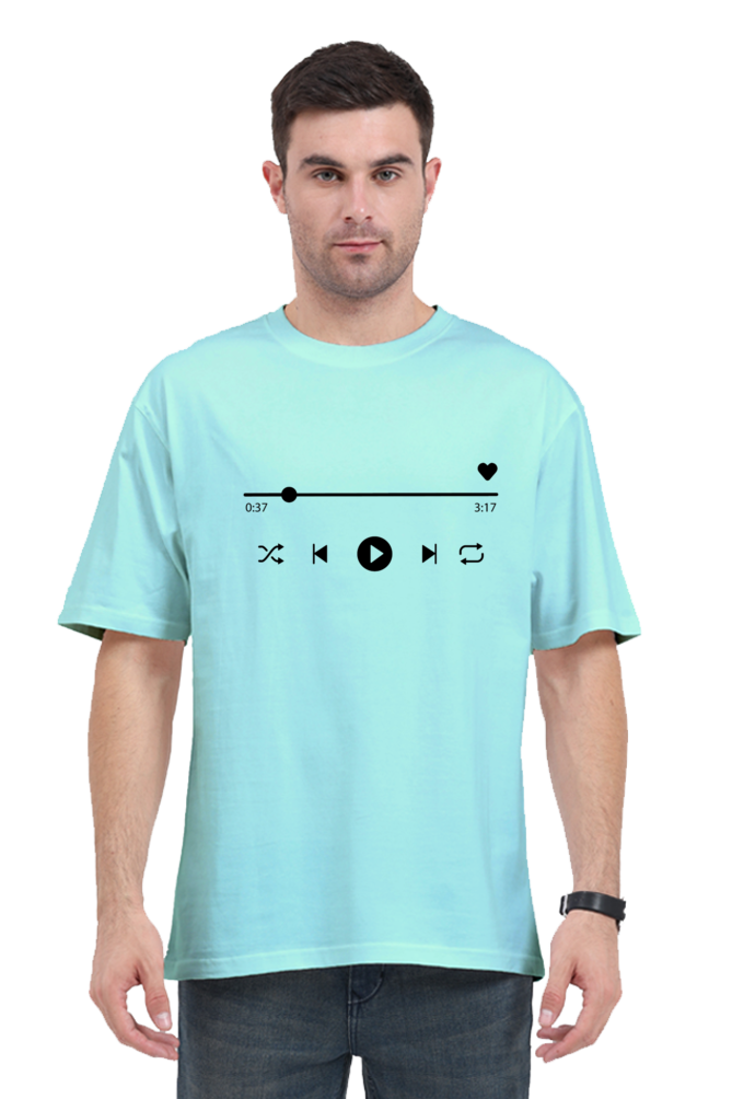 Music Player Oversized T-shirt