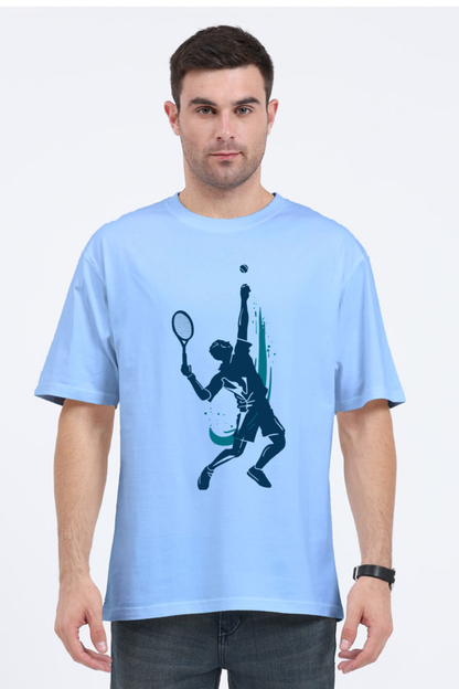 "Tennis" Men's Oversized T-shirt