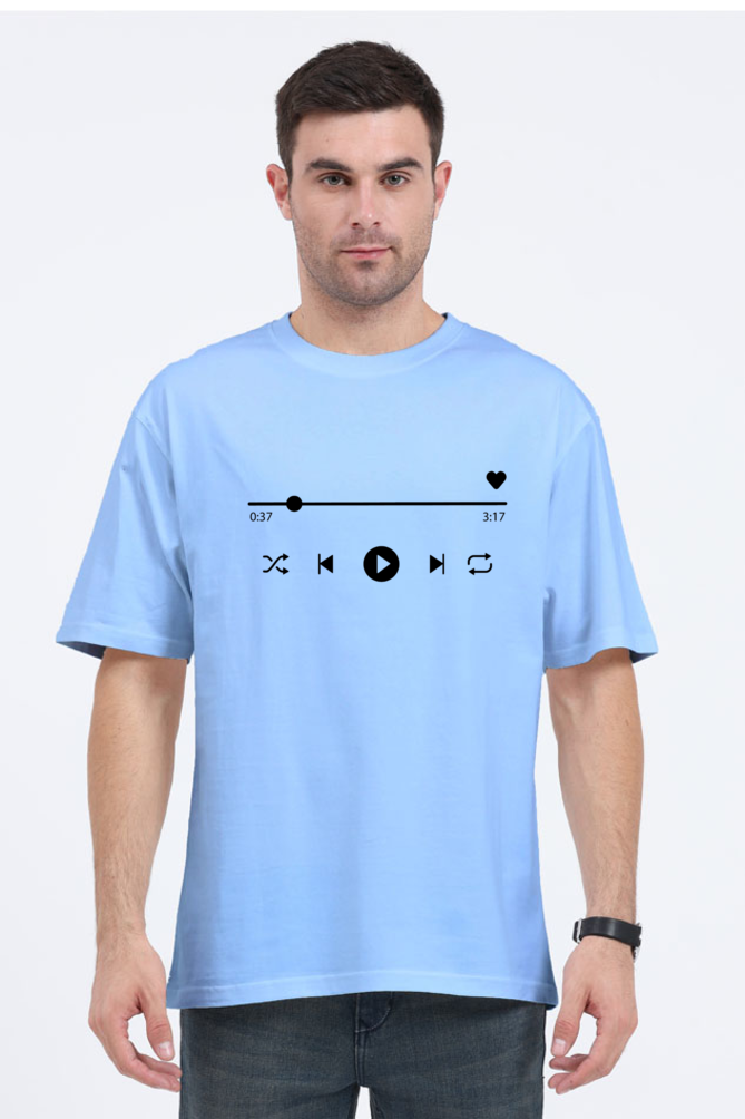 Music Player Oversized T-shirt