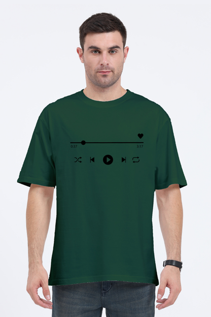 Music Player Oversized T-shirt