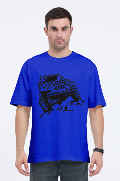 "Jeep" Men's Oversized T shirt