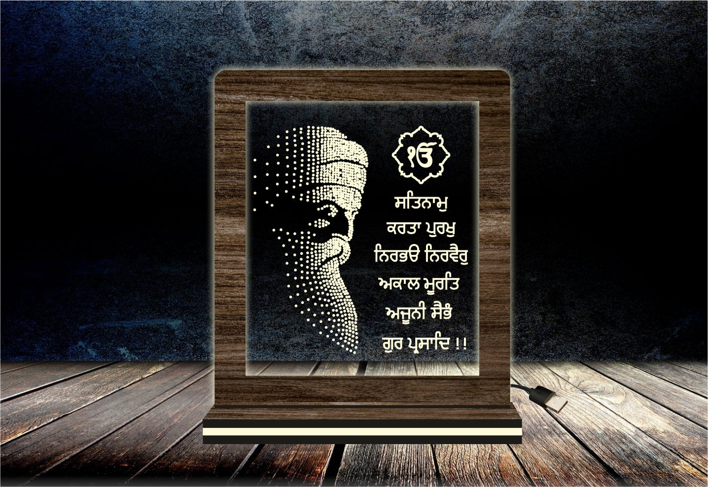 LED DASHBOARD STAND (GURU NANAK DEV JI)