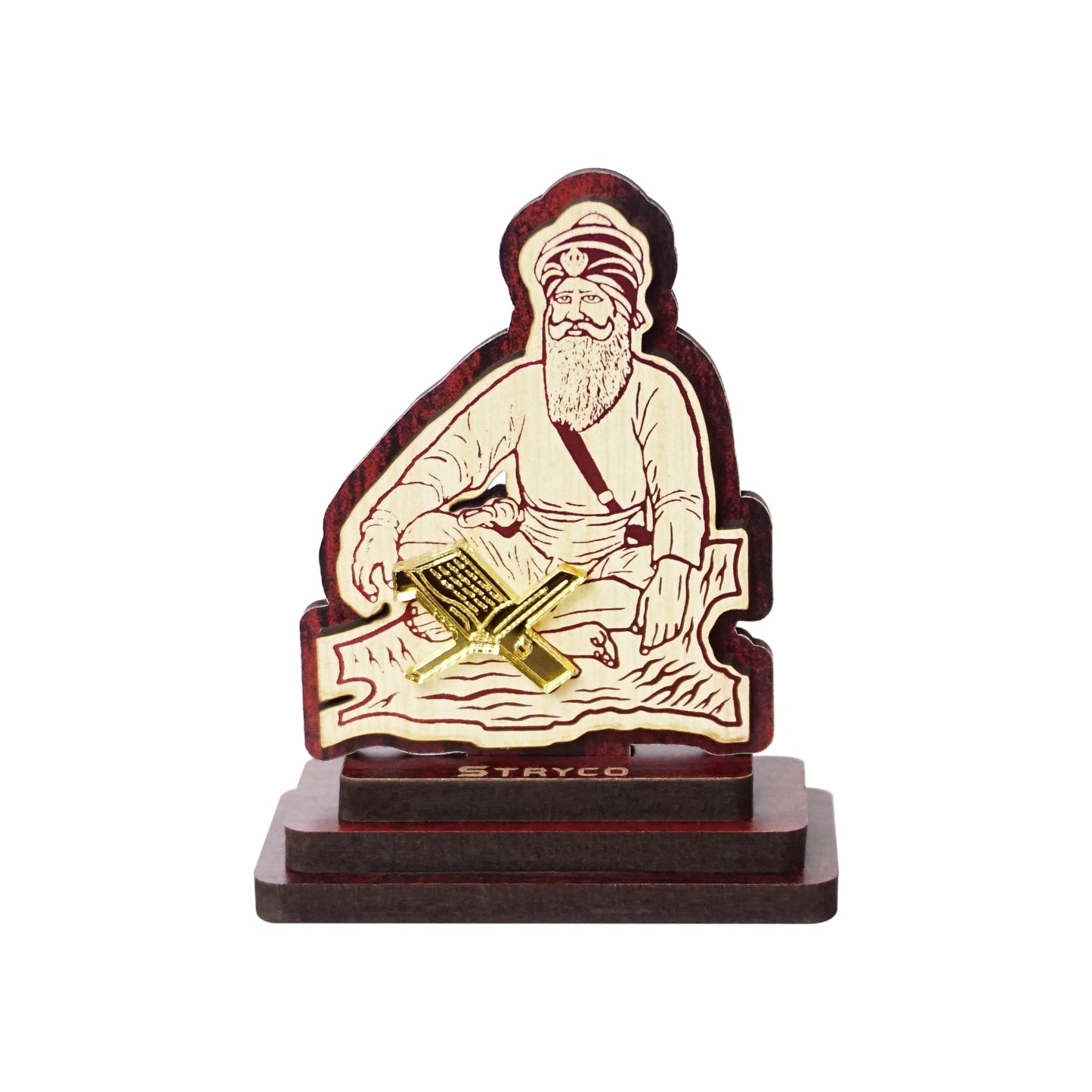 Baba Deep Singh Ji - Premium 3D Dash Idol