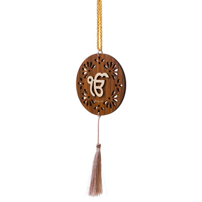 Premium Throughcut + 3D Ek Onkar Car Hanging