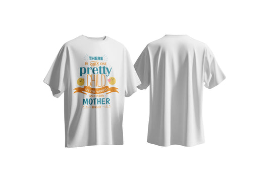 "Pretty Child" Men's Oversized T shirt